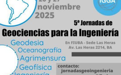 «5º Jornadas de Geociencias para la Ingeniería» – 26 y 27 NOV — FI-UBA